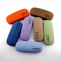 

Accept Customer logo and color small glasses case myopia glasses sunglasses box