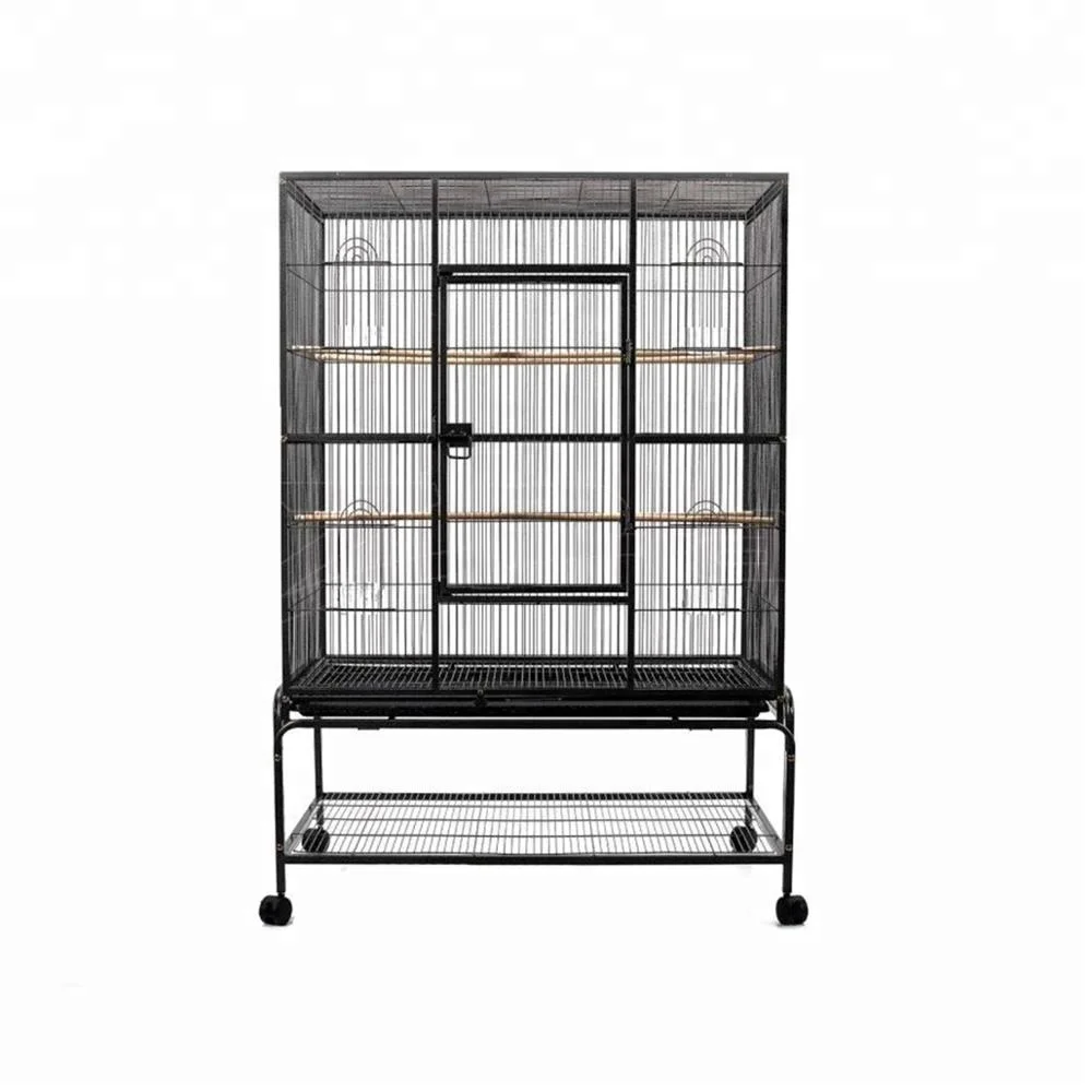 

New Metal large parrot cages, Black