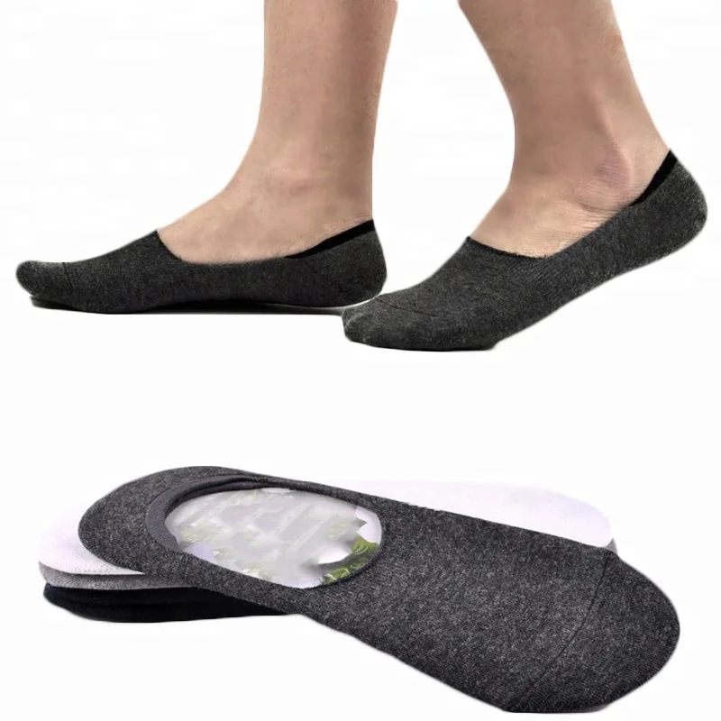 

Men's socks in summer with bamboo soft breathable invisible thin socks and casual short ankle men sock slippers, 5 colors