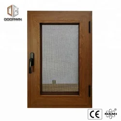 Anti theft mash screen tilt and turn soundproof double glass outward opening high quality casement vinyl  window