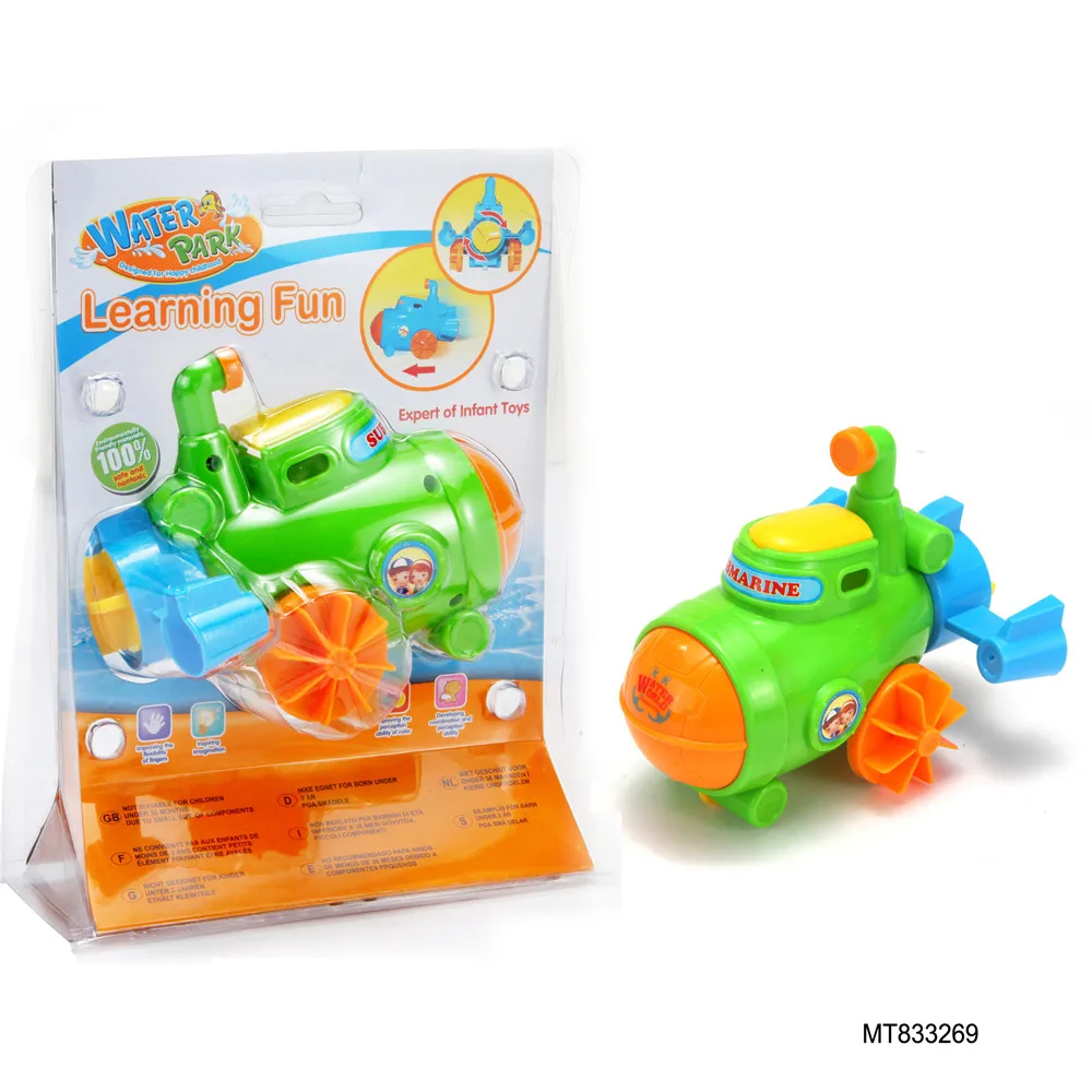 plane motor car wind up plastic toy boats as gift