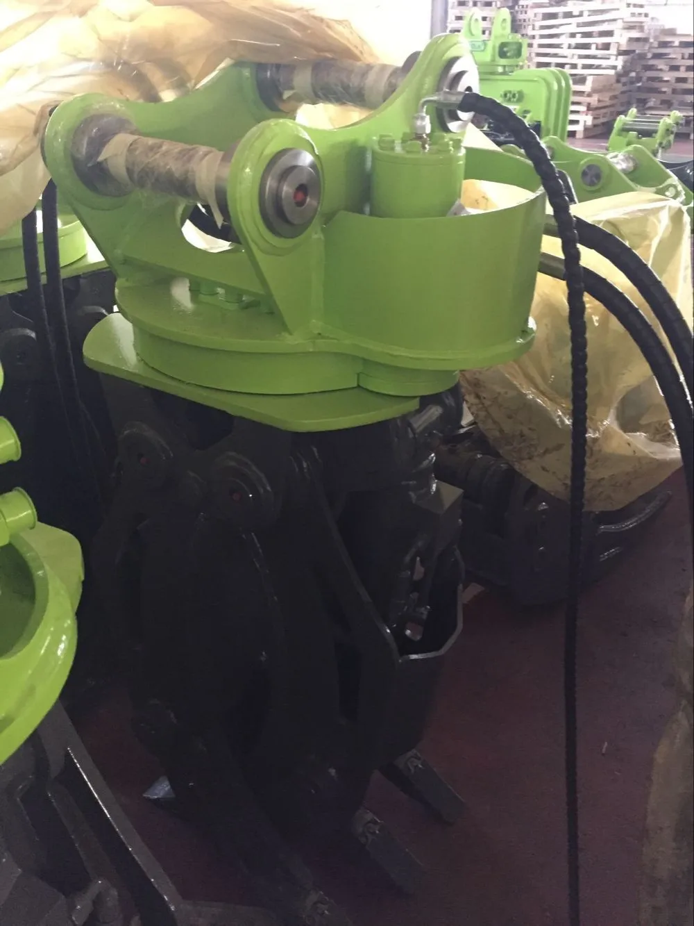 Full 360 Degree Excavator Log Grapple Hydraulic Rotator Fit To 1-45t Excavator
