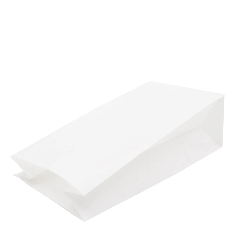 take away sos  brown white kraft food paper bag