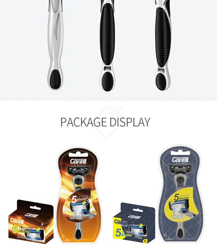 removable shaving blade razor