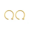 Assorted Nose Studs Rings 316L Surgical Steel Nose Hoop Ring
