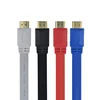 Flat long HDMI High speed Gold Plated Male-Male 1.4 Version HD1080P 3D hdmi to hdmi cable