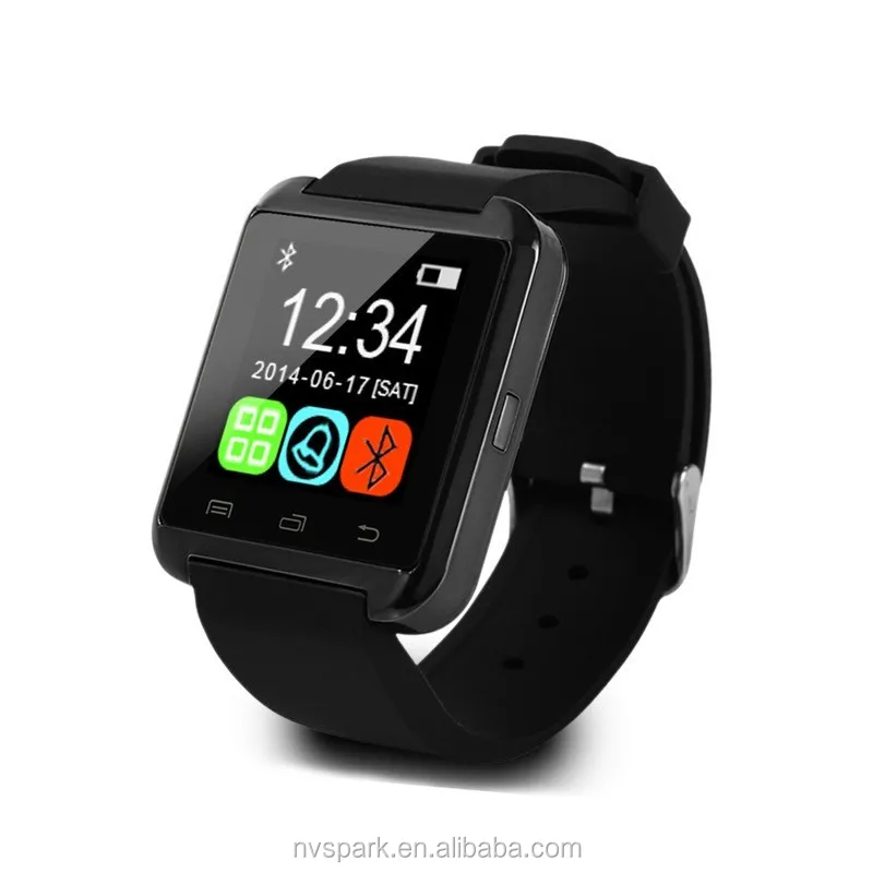 

NEWEST Promotion!!TFT Touch screen bluetooth android smart watch phone u8 smart watch, White;black;red