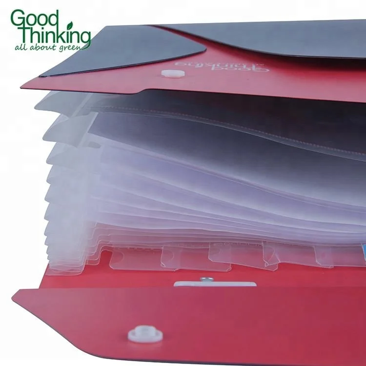 
A4 size office document wallet expanding file folder with handle,custom wallet eco-friendly school expanding file folder 