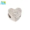 XULIN Factory Outlet Micro Pave Beads with Clear CZ Cubic Zirconia for DIY Jewelry Making