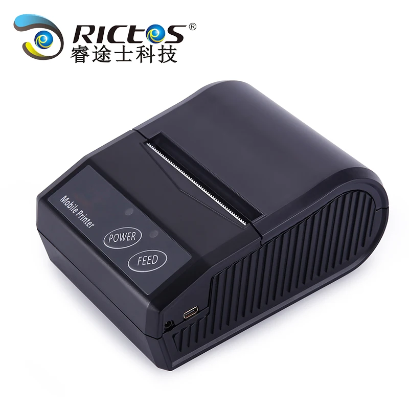 

58mm 2 inch mini IOS thermal printer bluetooth, Black color