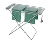 Electric heated aluminum folding clothes drying rack