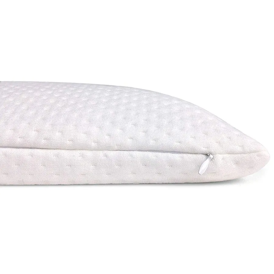 E401 Luxury Firm 2.5 Inch Ultra Thin Memory Foam Cushion Pillow Back Side Sleeper Standard Thin