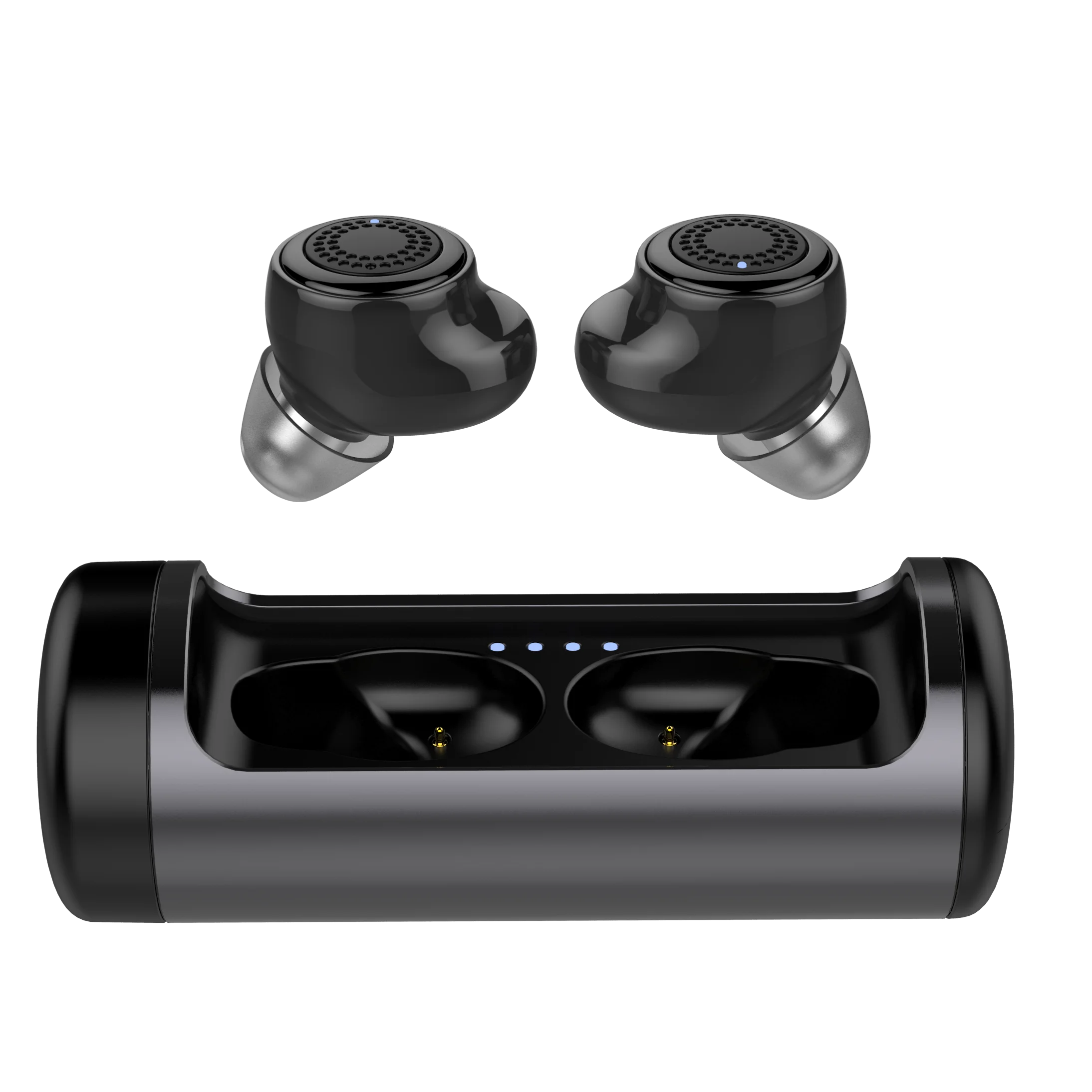 

Dual Wireless Earphone With Portable Charging High Quality Earphones
