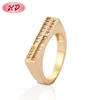 New Arrival Women Custom Ring Pictures Engagement 18k Solid Gold Rings