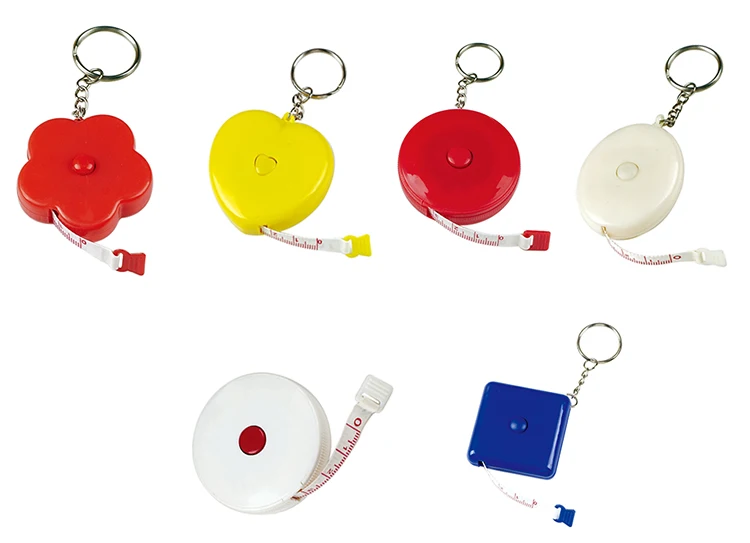 Promotional Gift 4.9ft 1.5m Mini Measure Tape,Keychain Retractable