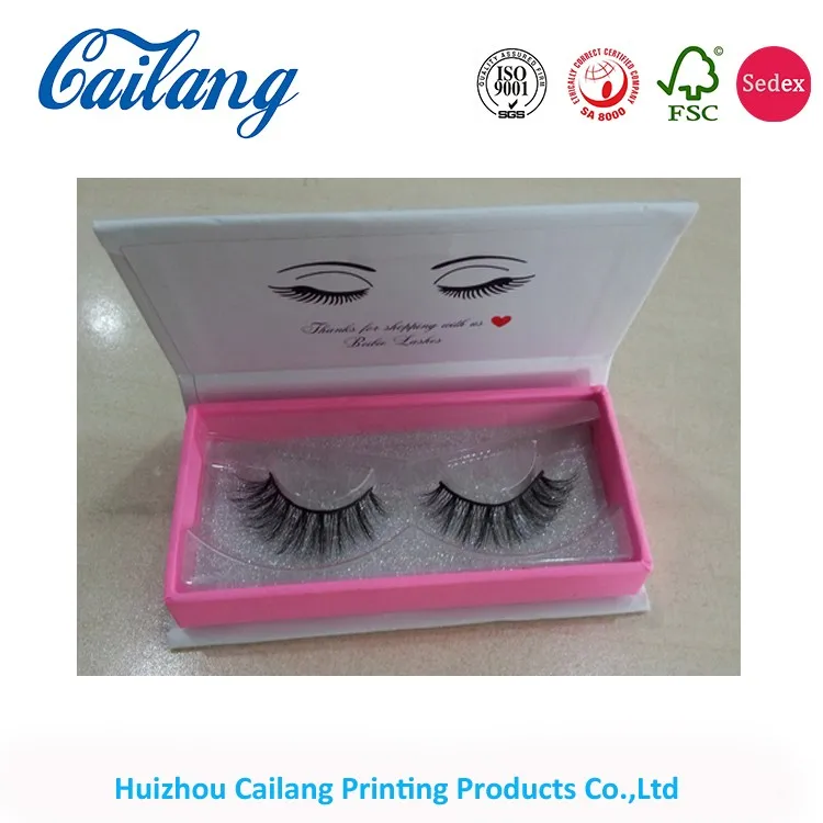 Download Private Label Plain Clear Custom Empty Cardboard Eyelash Packaging Box - Buy Cardboard Eyelash ...