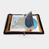 a4 a5 leather logo printed agenda planner organizer with ring binder