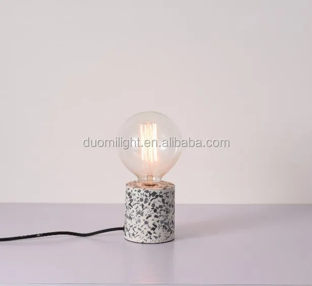 Morden Nordic Design Table Lamp Mini Desk Lamp Home Decorative Table Lamp Made In China Terrazzo Cement Lamps View Home Decorative Table Lamp Made In China Dora Product Details From Zhongshan Dora