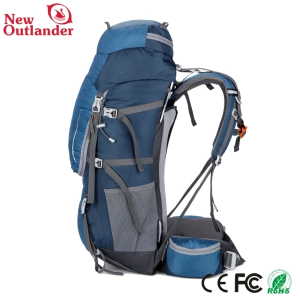 Metal External Frame 60 Liter Waterproof Backpack For Hiking Buy