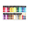 Color hair extensions expression braiding hair for sale
