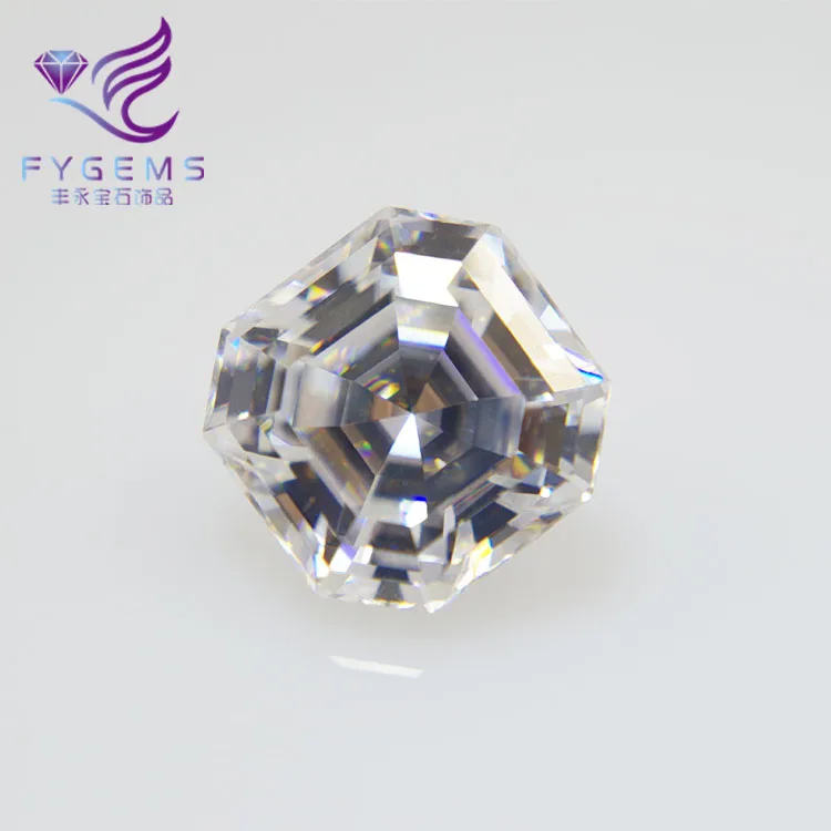 

Diamonds White Color 6mm 1.35 Carat Asscher Cut Moissanites Loose Gems Stones New Arrival