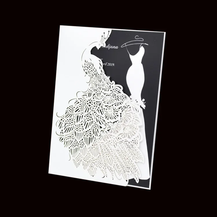 White Peacock Laser Cut Card Wedding Invitations Buy White Peacock Laser Cut Card Peacock Wedding Invitation Laser Cut Invitations Product On Alibaba Com