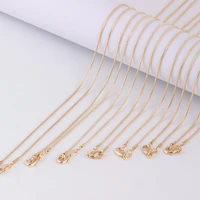 

Latest Multi Size Personality Gold plated necklaces chain