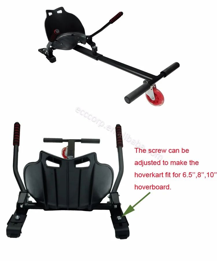 China manufacturer 2 wheel self balance hoverboard 6.5/8/10 inch hoverseat go kart hoverKart