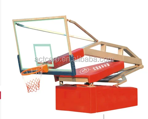 

Hydraulic basketball hoop stand, free standing basketball stand with counterweight