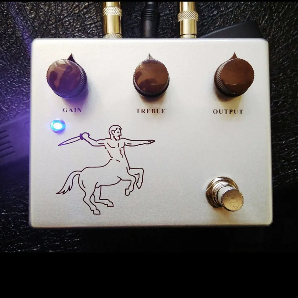 

Classical handmade private label guitar effects pedals klon centaur overdrive pedal footswitch box, Silver color