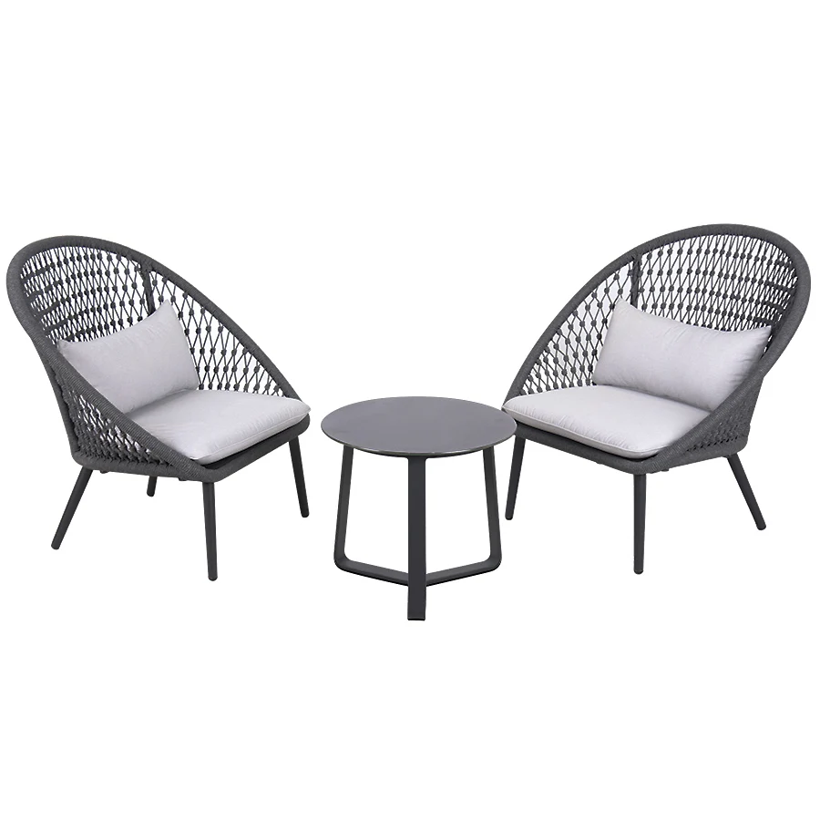 Rope Patio Lounge Set Outdoor Furniture Sets Garden Furniture For ...