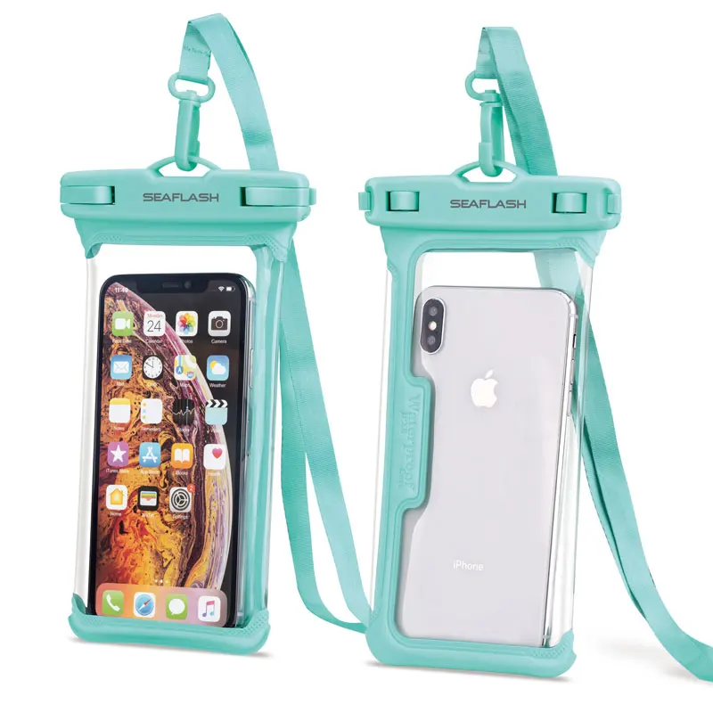 

New Design Mobile Phone Accessories Beach/swimming Pool IPX8 Waterproof Cell Phone Case, Black, blue, golden, green, orange, pink, purple, red, white, yellow