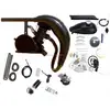 2 stroke 80cc CDH66 big muffler with black engine kit