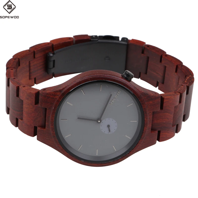 

2018 fashion mans branded custom logo wholesale wooden bamboo quartz wrist watch, Maple/bamboo/red sandalwood/black sandalwood/walnut/zebra/teak