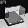 clear acrylic football display case sports memorabilia clear display case with riser