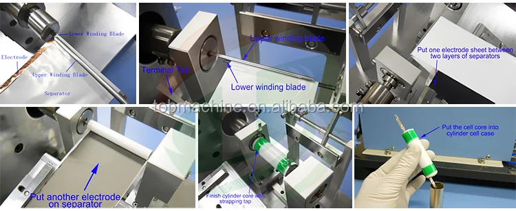 Lab Pouch Cell Battery Winding Machine For Li-ion Pouch Cell Batteries