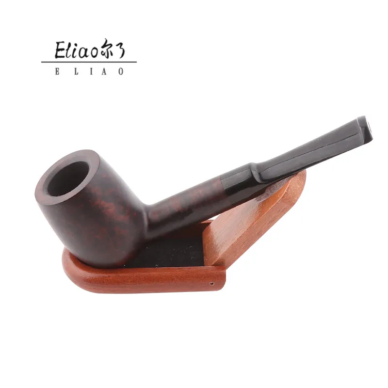 

Erliao Handmade straight stems tobacco pipes briar wood root smoking pipe