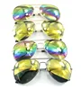 custom made mirror lenses aviation sunglasses