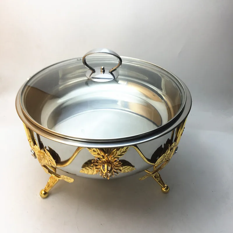 Wholesale 8.0l Chafing Dishes Food Warmer Dish /gold Chafing Dish For