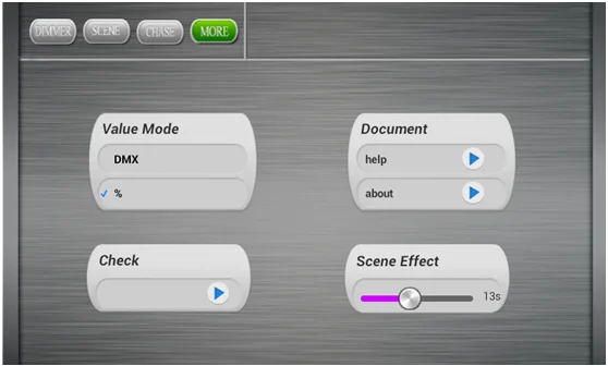 36 channels DMX Touch screen master DMX500 controller
