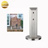 Floor mounting SUS 304 glass terrace handrail frameless glass stair railing pool fence post