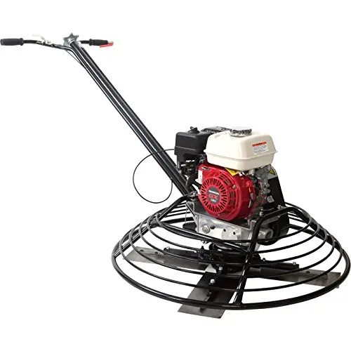 Power Trowel with 9.0HP Gasoline Engine Attached Moving Wheel
