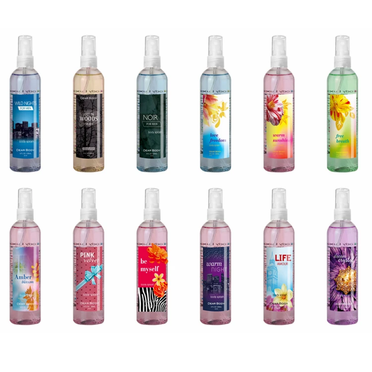 Long Lasting Fine Fragrance Mist 250ml Body Cleaning Body Mist Leopard ...