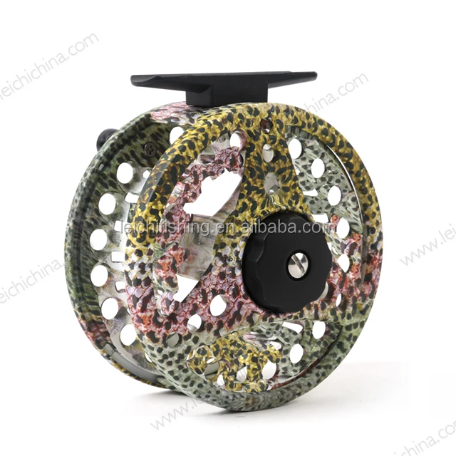 New Design Trout Fish Pattern On Fly Fishing Reels Buy Fly Fishing