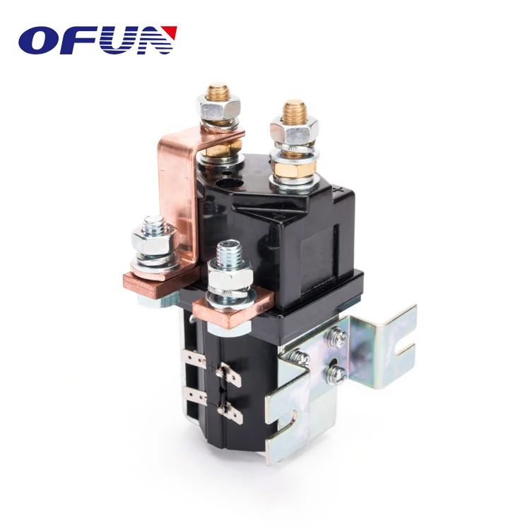 OFUN China Forklift Parts High Voltage 220V Single Pole 200A Contactor