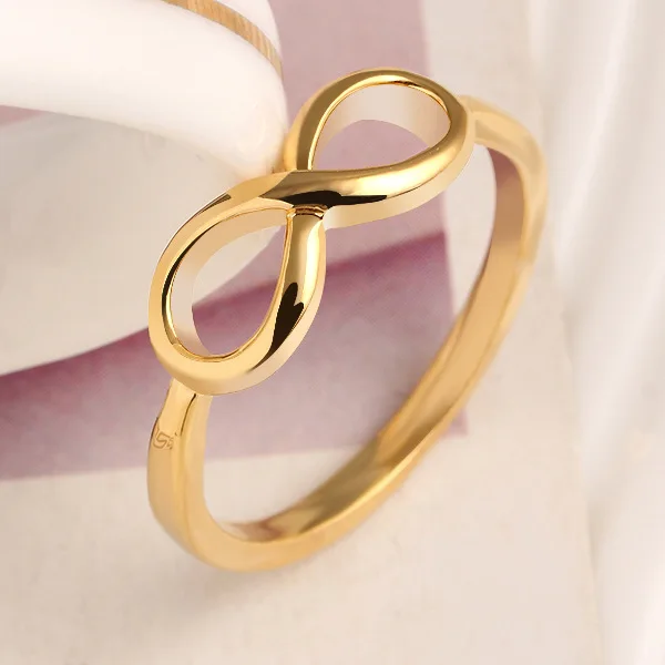 

Most Fashionable Infinity Wedding 18K Gold Ring Design For The Wholesale