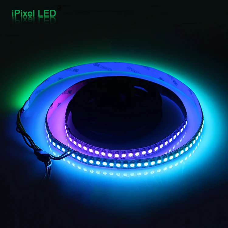 WS2812b Magic dream color Individually addressable ic Built-in dc 5v ip20 ip67 pixel digital smd 5050 rgb 144 ws2812 led strip