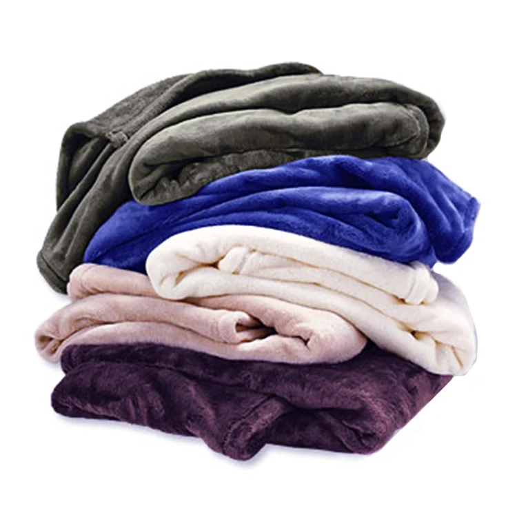 

size 150x200cm wholesale super soft flannel blanket in stock, Blue