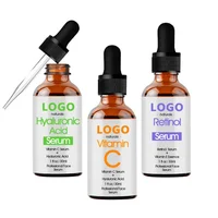 

Organic face serum set vit c + e retinol vitamin c serum with hyaluronic acid essence