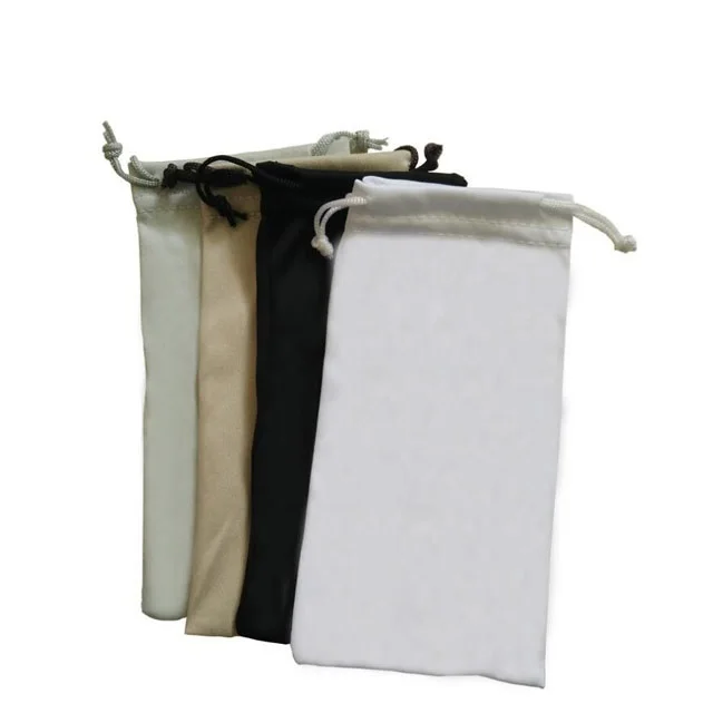 

Custom Logo cheap wholesale Ready STOCK soft microfiber sunglasses bag pouch with drawstring